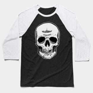 Skeleton Head Original Baseball T-Shirt